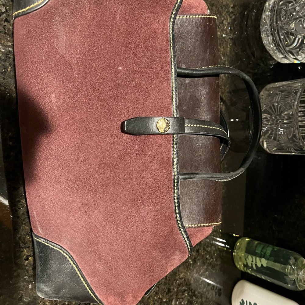 Dooney & Bourke Red and Black Satchel Bag